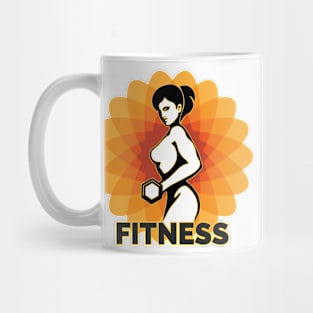 Fitness Club Creative Emblem Mug